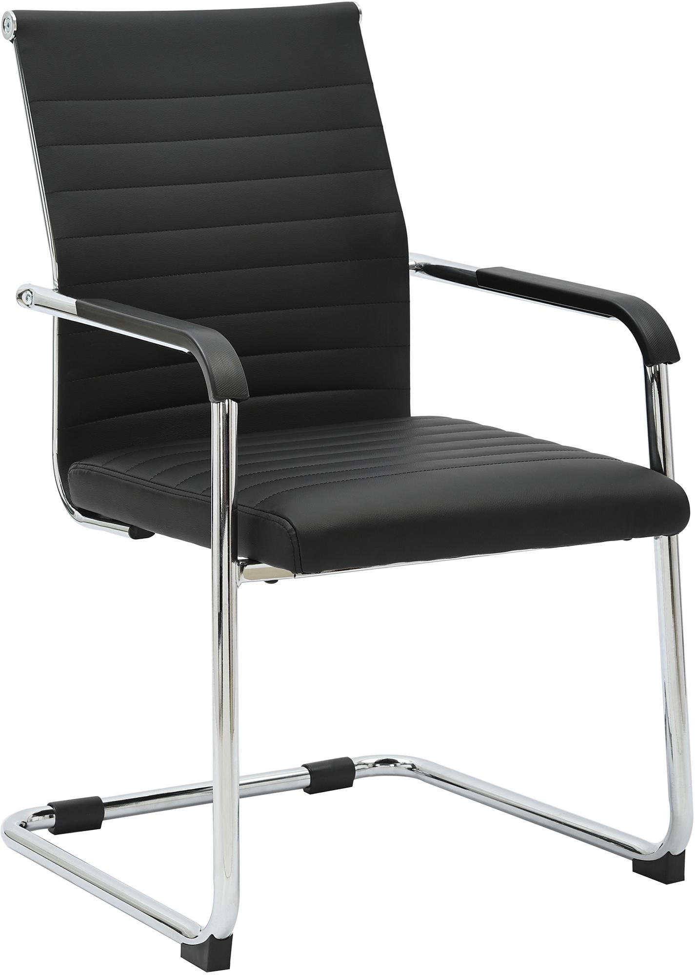 SCHWINGSTUHL Metall Schwarz - Schwarz, Metall (55/90/62cm) - CLP