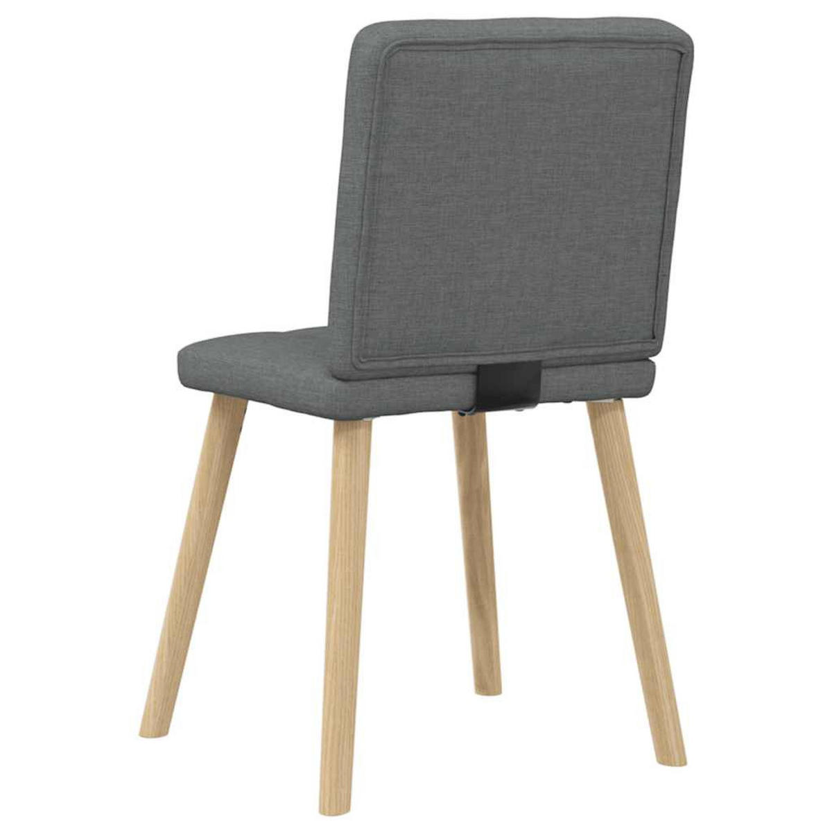 ESSZIMMERSTÜHLE 2 Stk. Dunkelgrau Stoff 45*54*86cm - Dunkelgrau, Metall (45/86/54cm) - ZMH