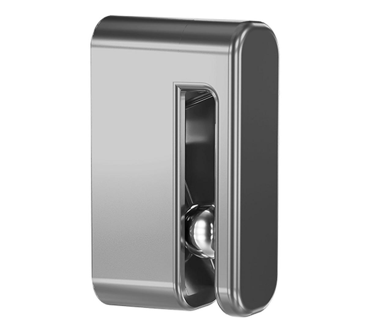 HANDTUCHHALTER Chrom glänzend, Handtuchhaken Thulia modern, Wandhaken - Chromfarben, Metall (1.6/6/3.3cm) - Livingpoint24