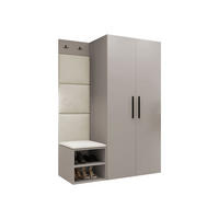 GARDEROBEN-SET Medi IV - Kaschmir/Beige, Holzwerkstoff/Kunststoff (80/191/50cm) - MIRJAN24