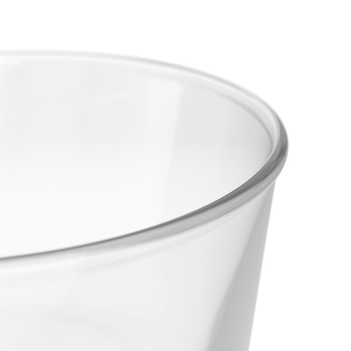 2XSALATSCHÜSSEL - Transparent, Glas (19cm) - Relaxdays