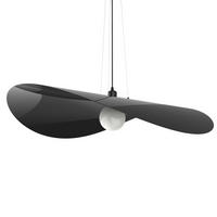 HÄNGELEUCHTE Piuma D90 - Schwarz Hochglanz, Metall (90/90/120cm) - Lumicom