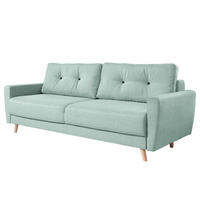 3-SITZER SOFA - Grau, Textil (220/90/90cm) - home24