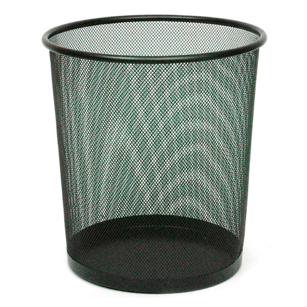 Proregal Papierkorb Schwarz 29.5x34.5x29.5 cm