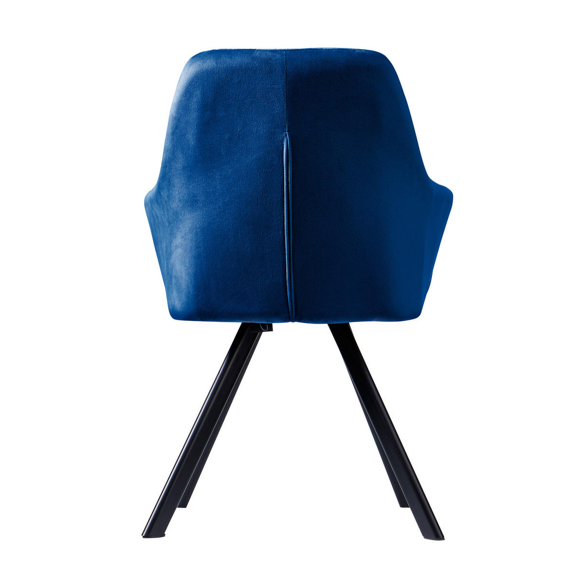 ESSZIMMERSTUHL MASON 2er Set Samt Blau - Blau, Textil (58/85/60cm) - SVITA