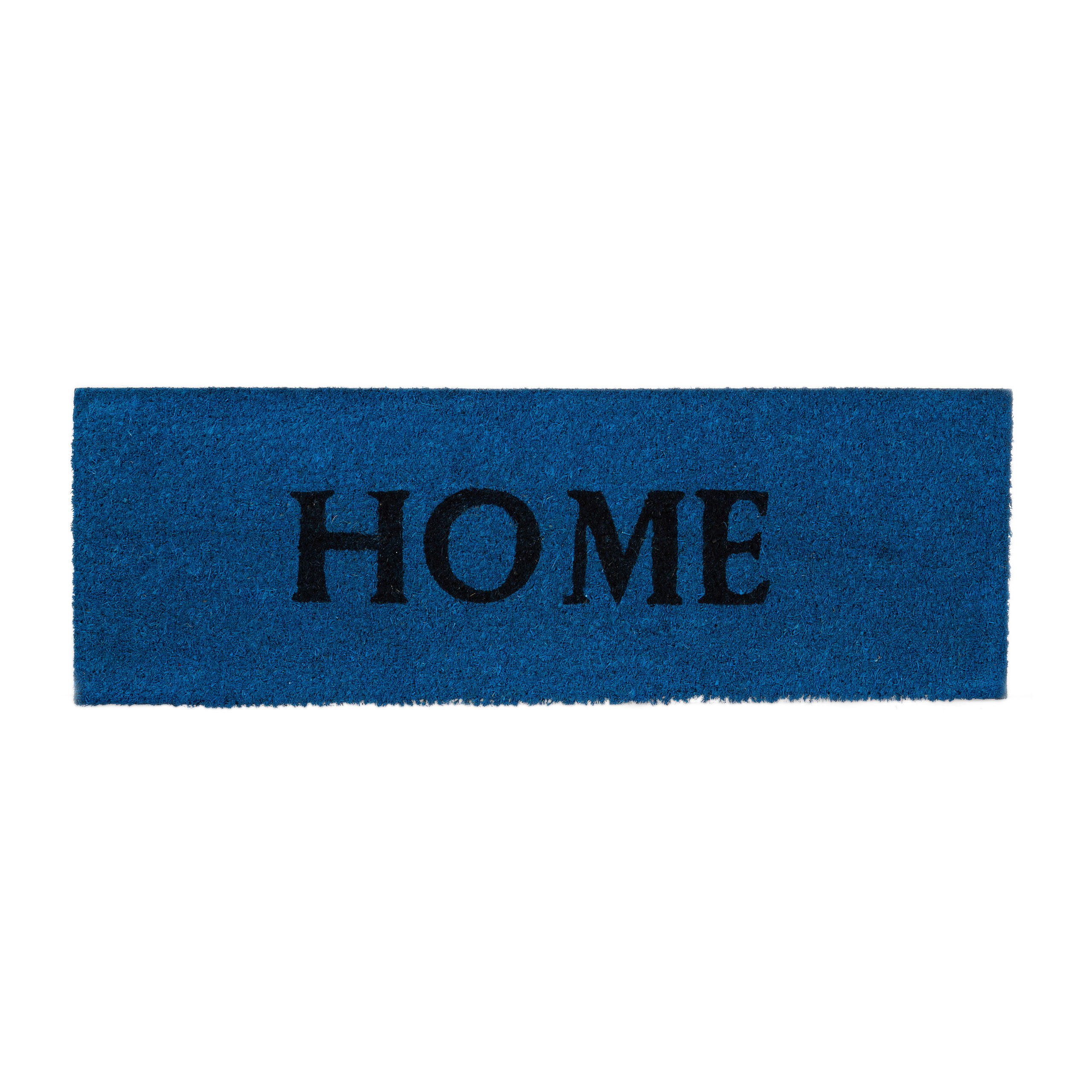 FUSSMATTE - Dunkelblau, Kunststoff/Textil (75/25cm) - Relaxdays
