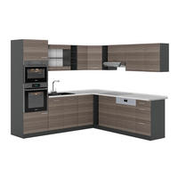 Anthrazit/Grau, Holzwerkstoff (247/81.6/60cm) - Vicco