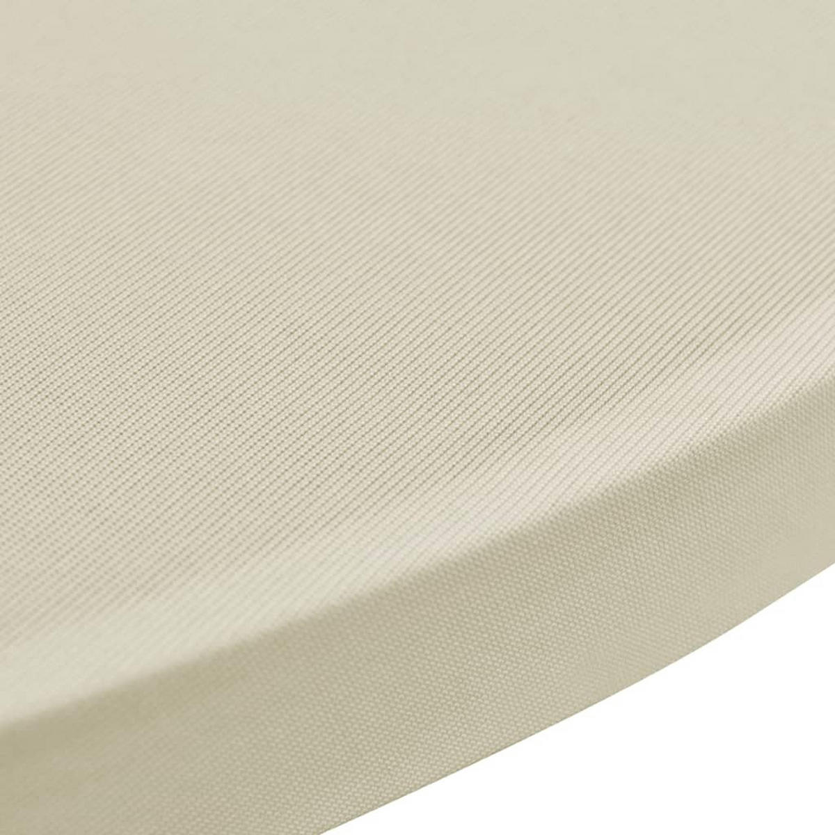 TISCHHUSSEN für Stehtische 2er-Set Amau Ø80 cm cremefarben - Creme, Textil (80/80cm) - DELUKE