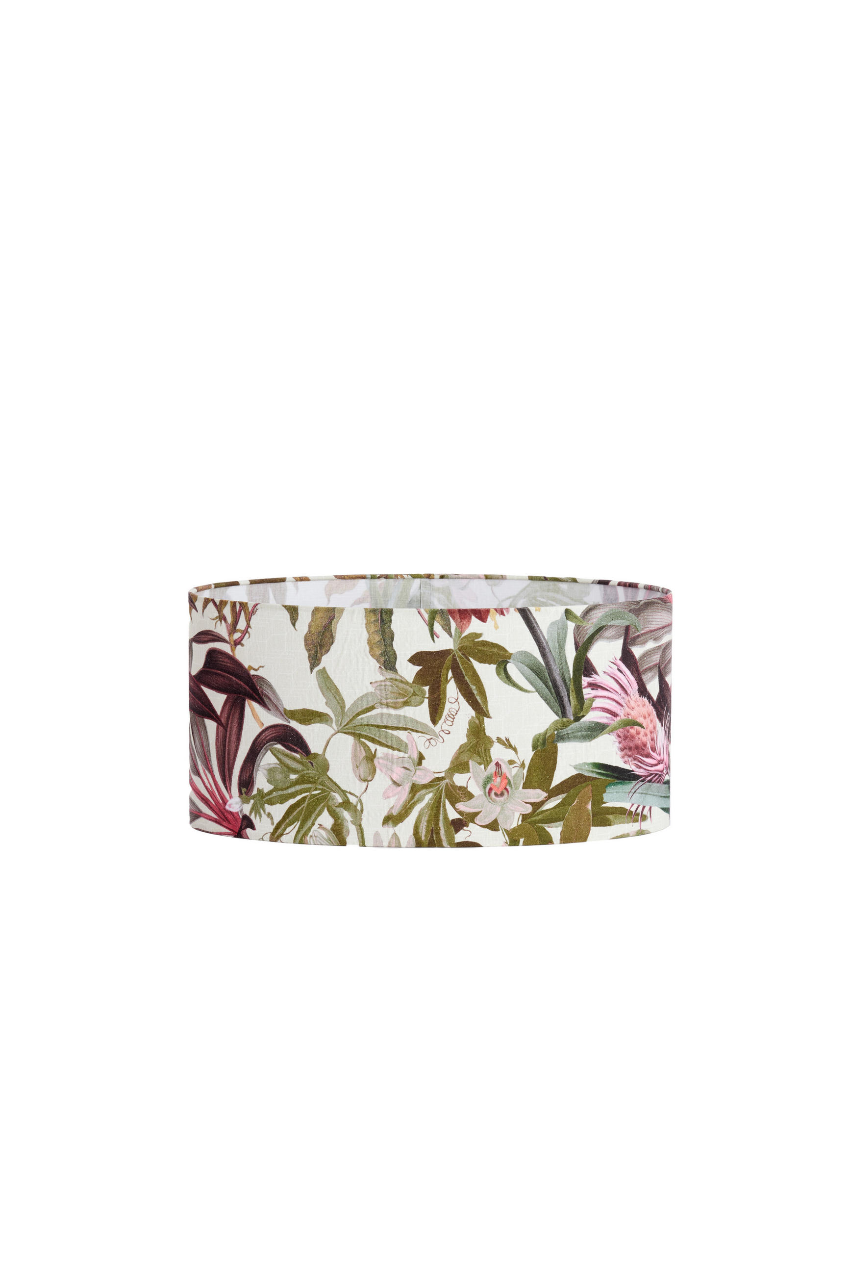 LAMPENSCHIRM Isadore Weiß 45/21/22 cm - Weiß, Textil (45/21/22cm) - Light & Living