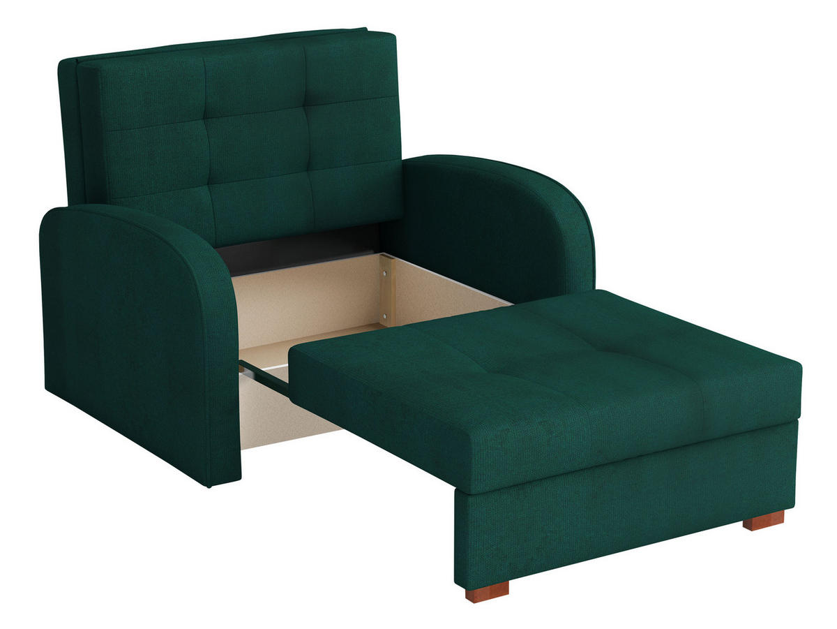 SCHLAFSOFA Viva Gold I - Dunkelgelb/Braun, Holz/Textil (103/85/98cm) - MIRJAN24