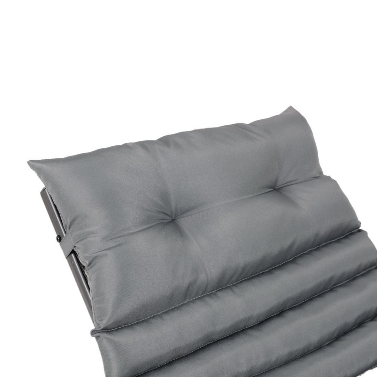 LIEGESTUHLAUFLAGE Grau 2er-Set - Grau, Kunststoff (64/2.3/190cm)