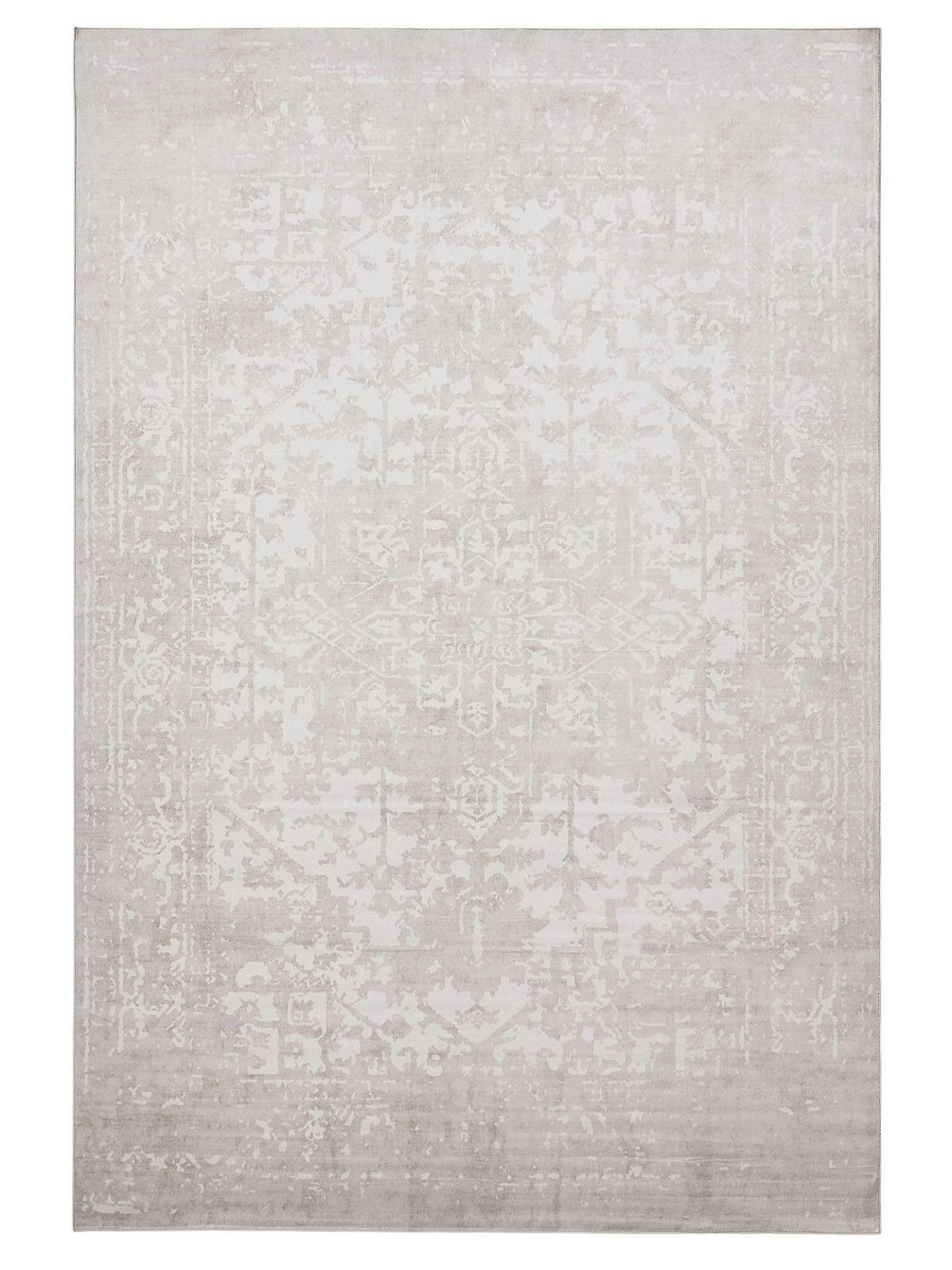 VINTAGE-TEPPICH Miray waschbar 120/170 cm - Taupe, Kunststoff (120/170cm) - benuta Nest