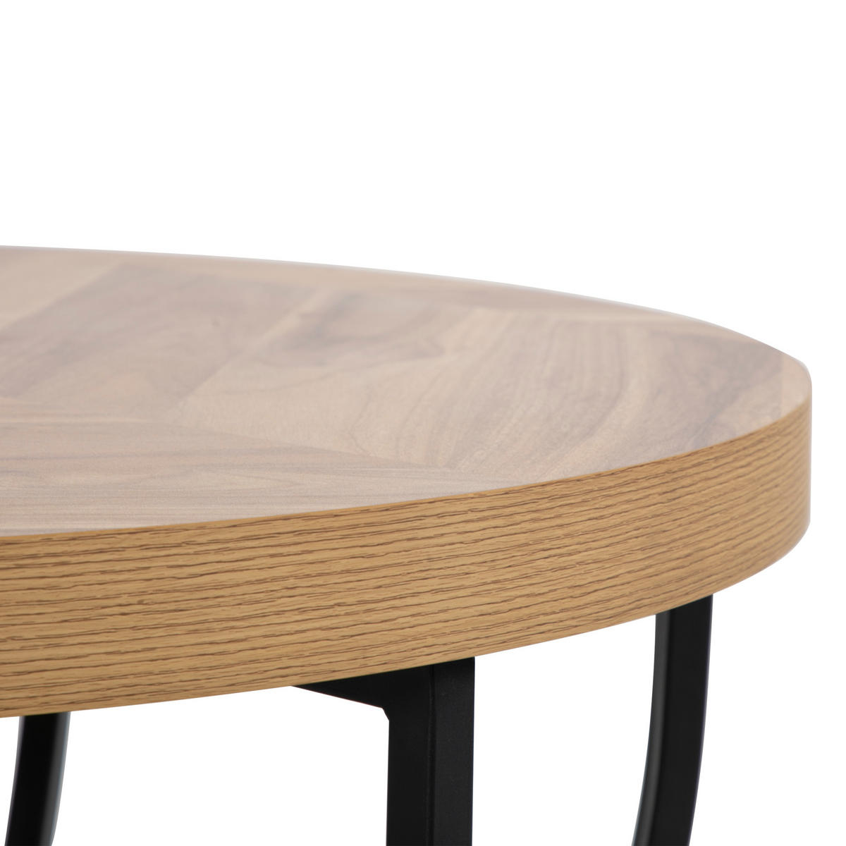 COUCHTISCH 80 cm Breite in Eiche Dunkel - Eichefarben, Holzwerkstoff (80/80/45.5cm) - Home Collective