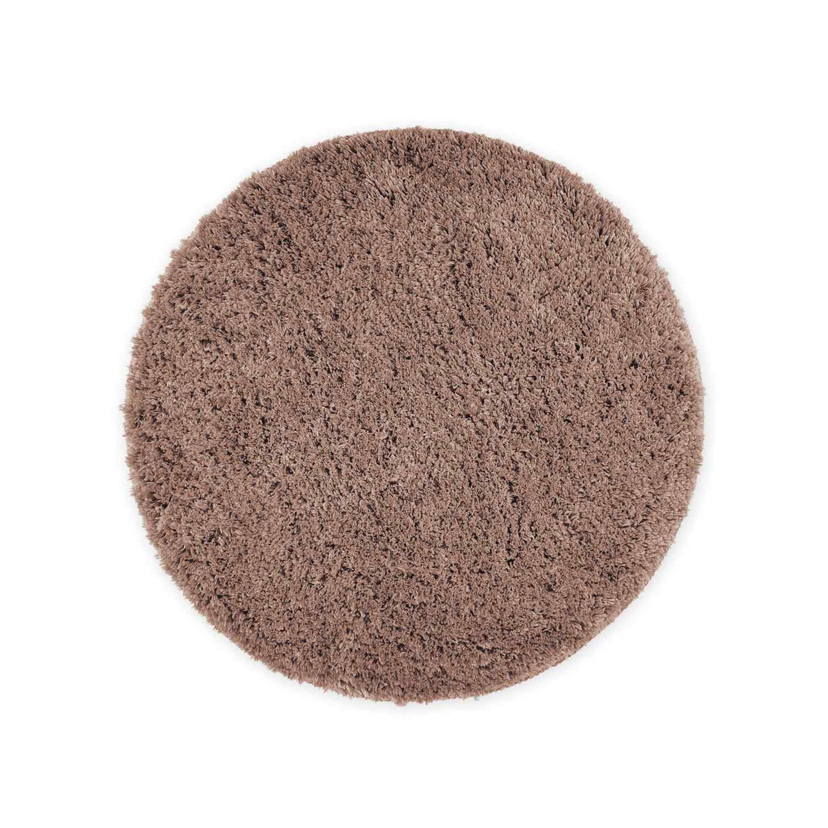 RUNDE BADEMATTE Florenz - Hellbraun, Textil (56/56cm) - WohnDirect