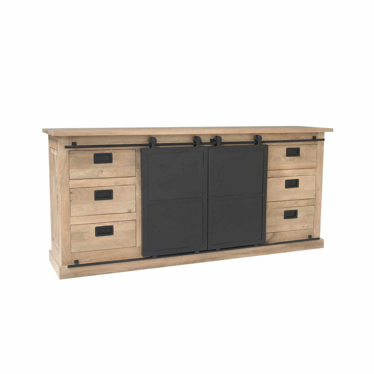 SIDEBOARD Fresno Braun 45/200/90 cm - Braun, Holz (200/90/45cm) - Starfurn