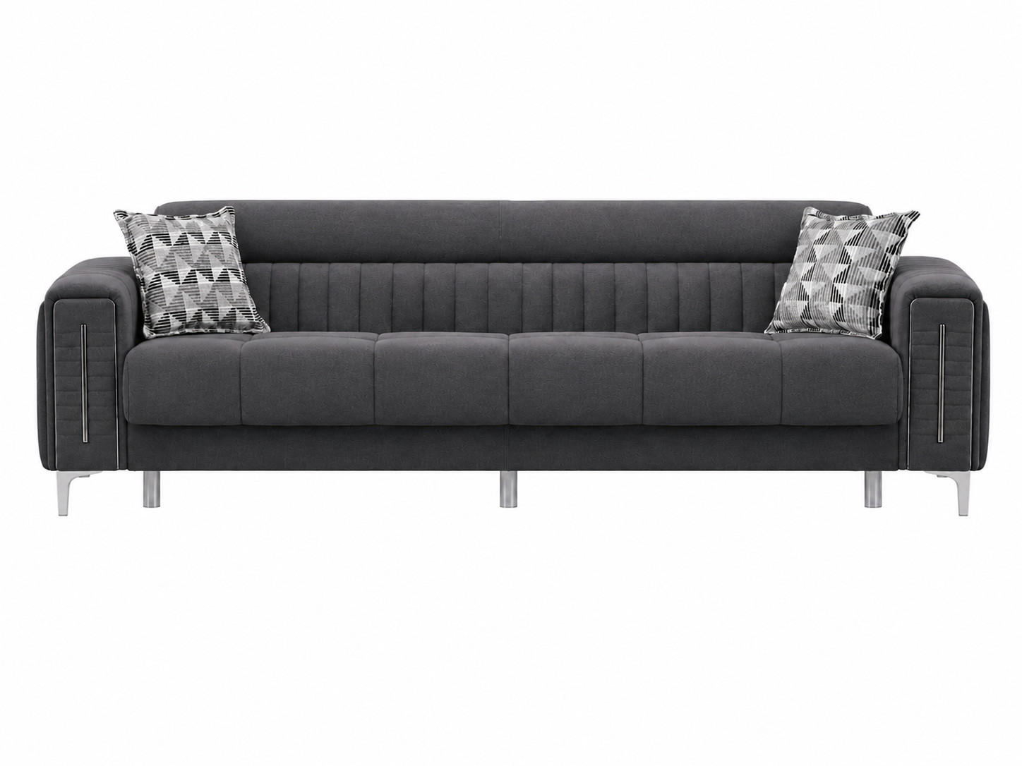 Villa Möbel 3-Sitzer Dunkelgrau 243x85x95 cm
