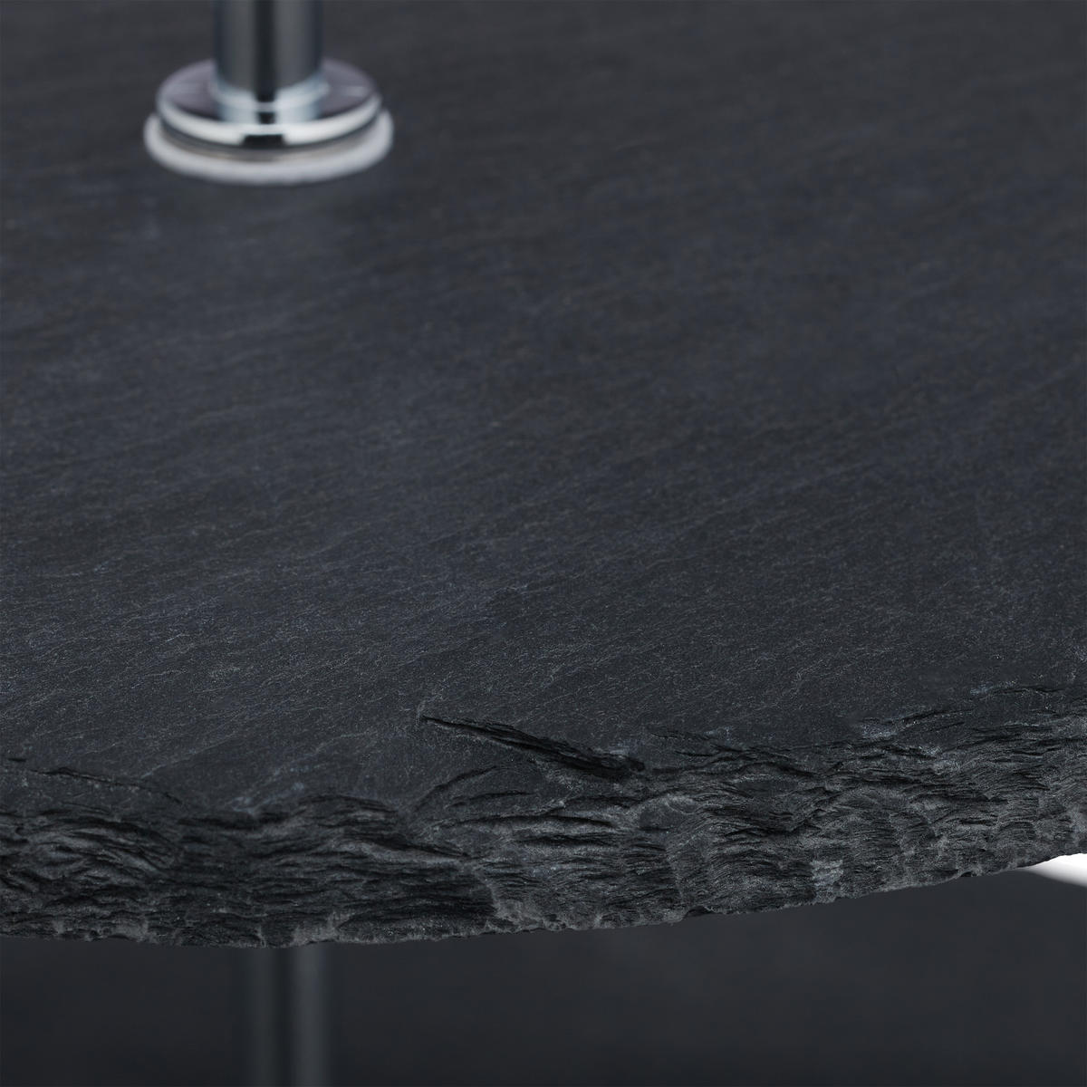 ETAGERE - Anthrazit, Stein/Metall (25/23cm) - Relaxdays