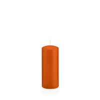 STUMPENKERZEN Aprikose Ø 48 x 120 mm, 24 Stück - Orange, Paraffin (5/12cm) - Wiedemann Kerzen