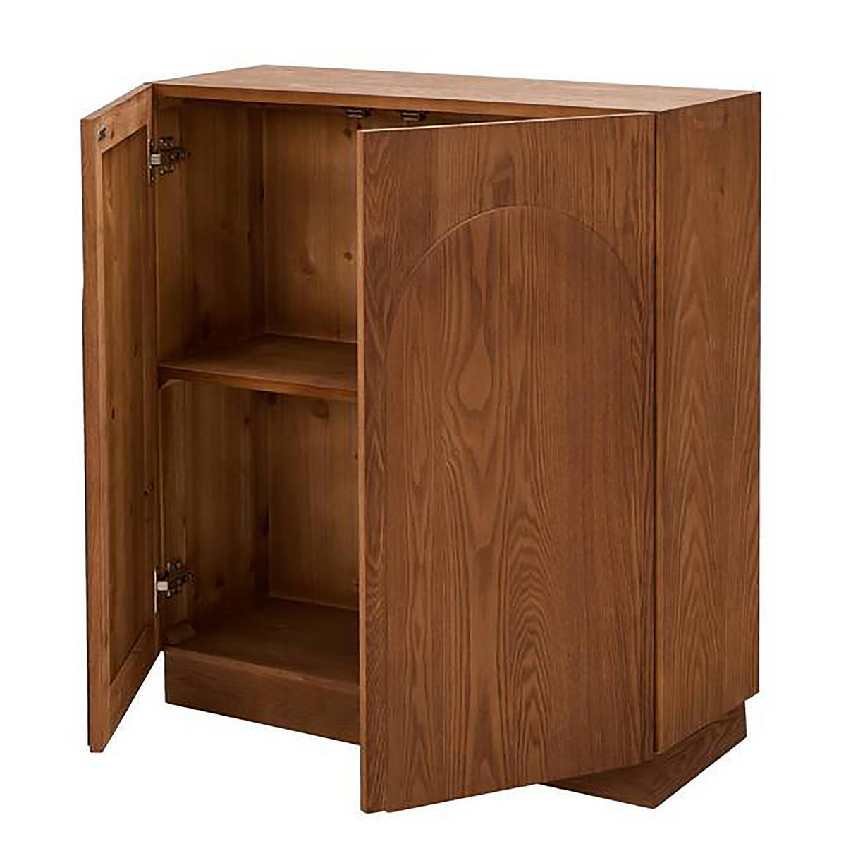 FURNIERTE KOMMODE - Walnussfarben, Holzwerkstoff (80/88/31cm) - home24