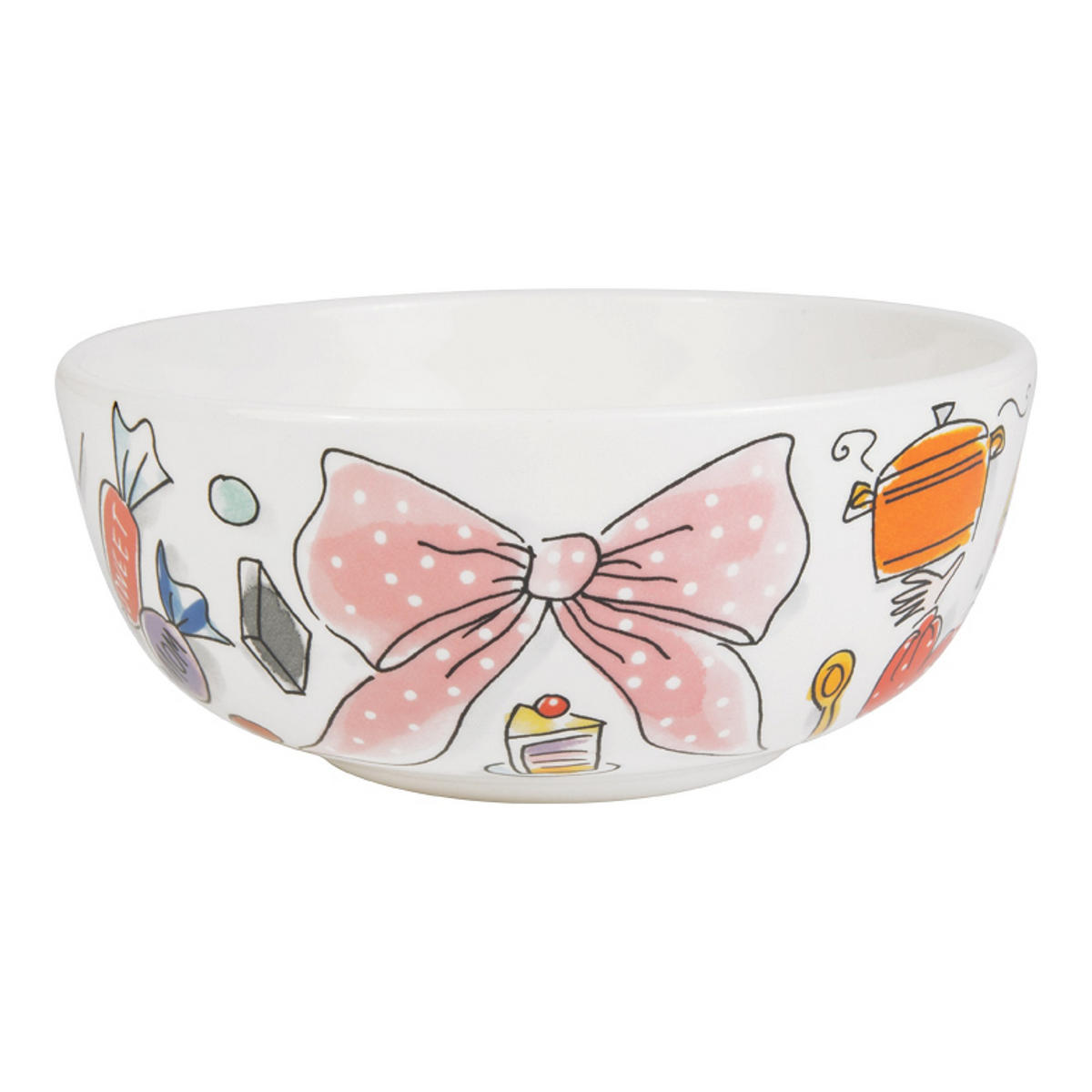 SCHALE Muttertag mit Schleife in Bunt - 15cm - Multicolor, Keramik (15.5/6.7/15.5cm) - Blond Amsterdam