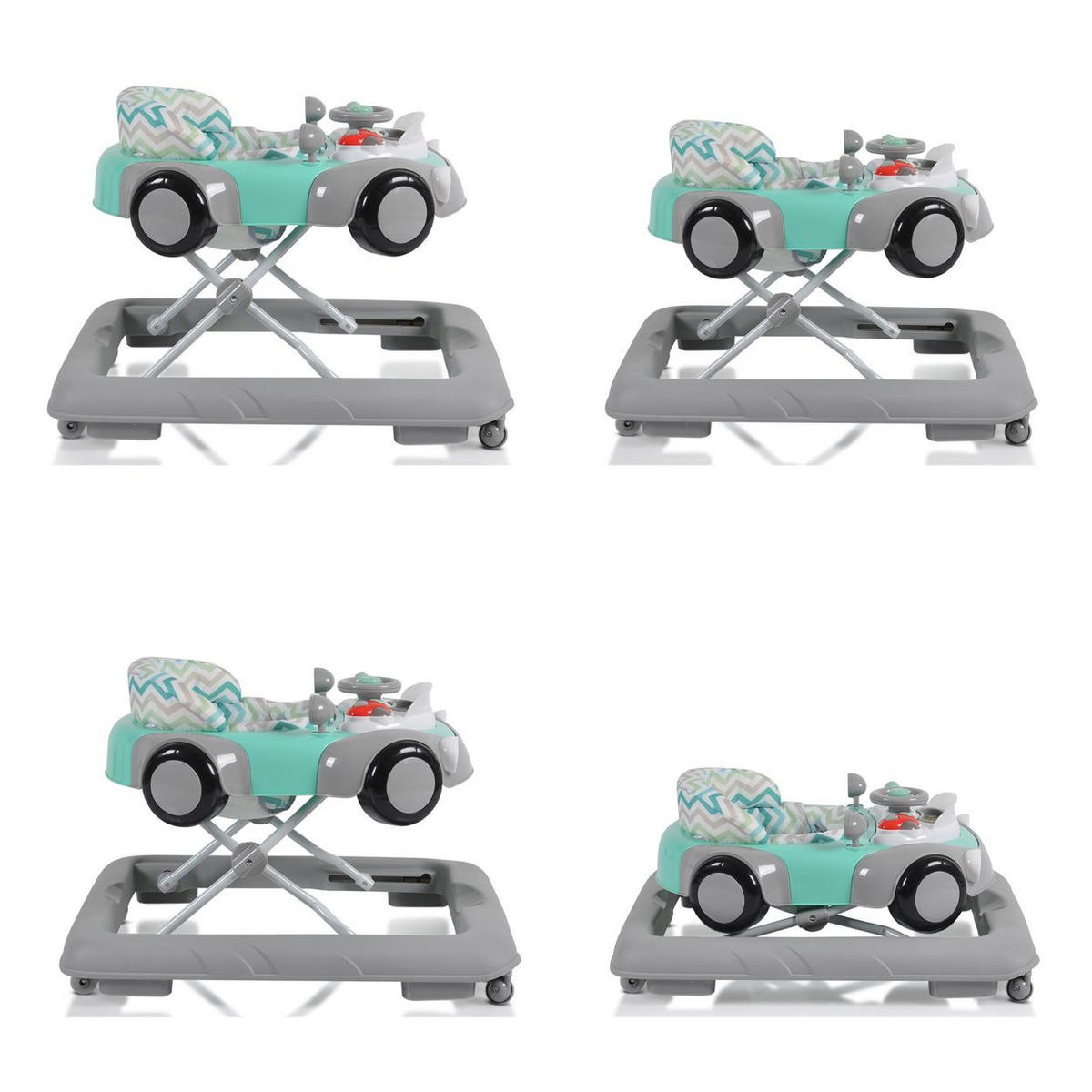 LAUFHILFE Shelby grün höhenverstellbar, Spielcenter, Treppenstopper - Grün, Kunststoff (48/59/68cm) - Cangaroo