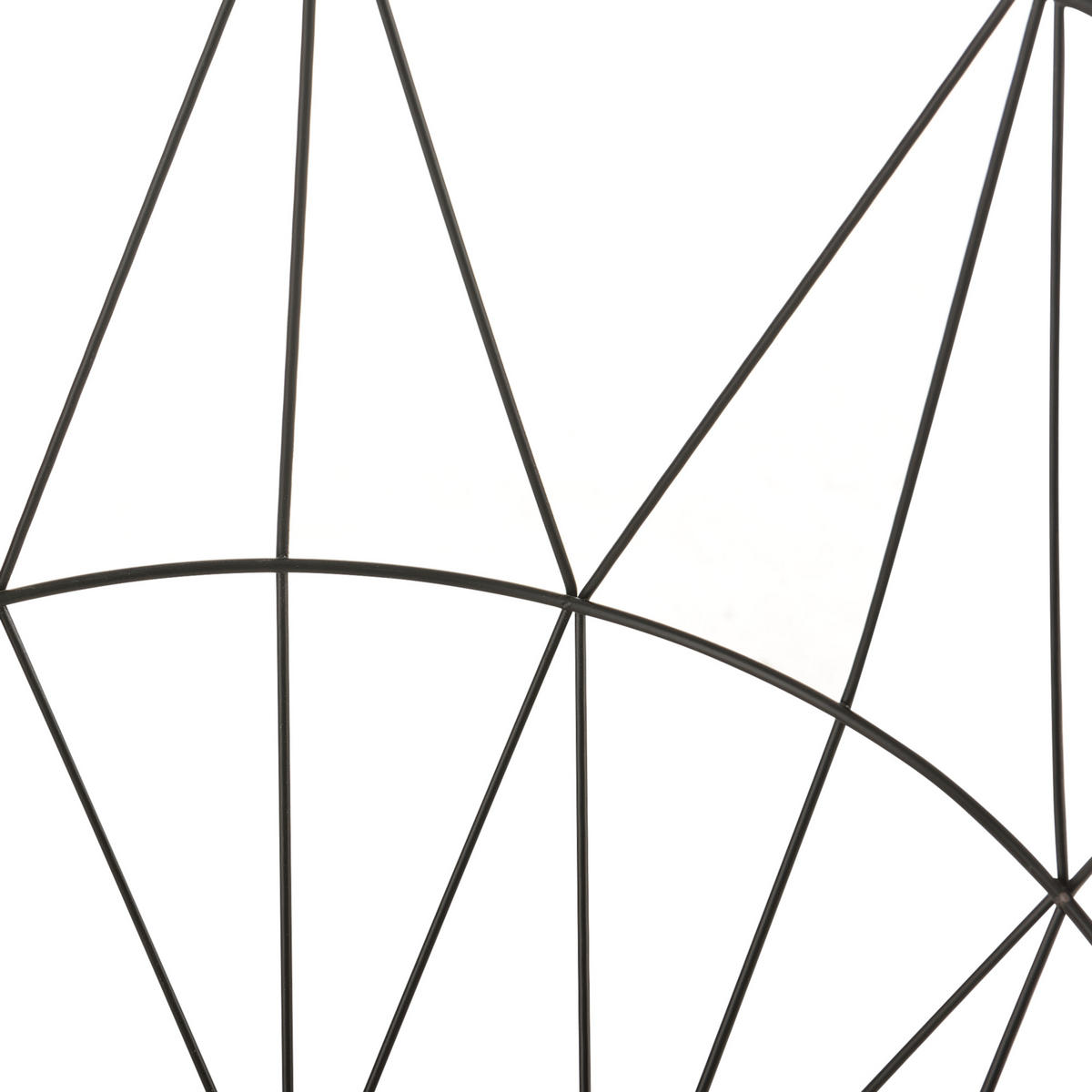 BEISTELLTISCH Padua 3er-Set - Eiche Bianco, Metall (30/30/25cm) - [en.casa]