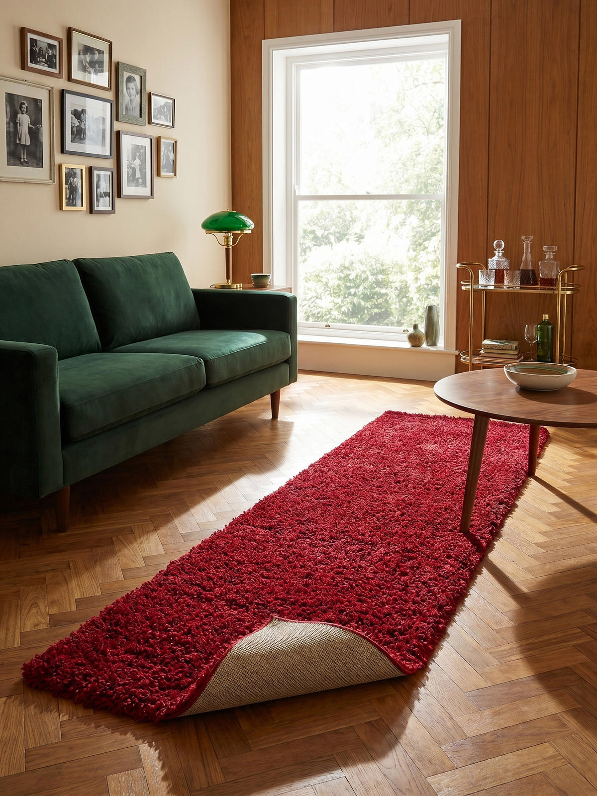 HOCHFLORTEPPICH RHEIN, einfarbig, aus Polypropylen, Rot, 80 x 150 cm - Rot, Textil (80/150cm) - KADIMA DESIGN