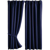 VORHANG 2ER SET NEWYORK HxB 160x140 cm Blau - Blau, Textil (140/160cm) - Gardinenbox