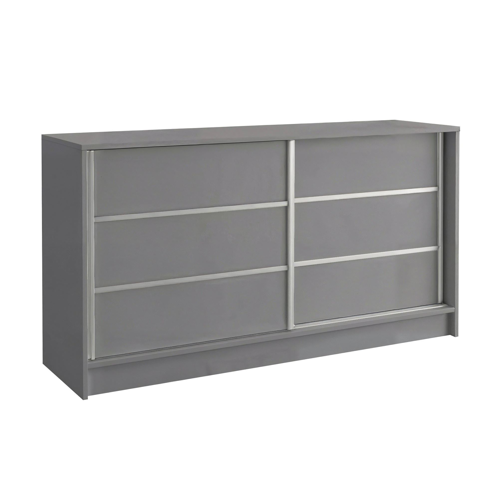 KOMMODE Samantha 160 cm, mit Sprossen, grau - Grau, Kunststoff (161/85/44cm) - Margaret Hadas24