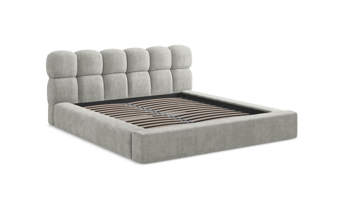 ECKSOFA Rechts Samt Stoff Rot - Bordeaux/Beige, Kunststoff/Textil (224/167cm) - Makamii