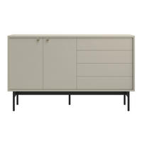 SIDEBOARD Olar Greige 154 cm - Kaschmir/Goldfarben, Holzwerkstoff/Metall (154/92.5/38cm) - Selsey