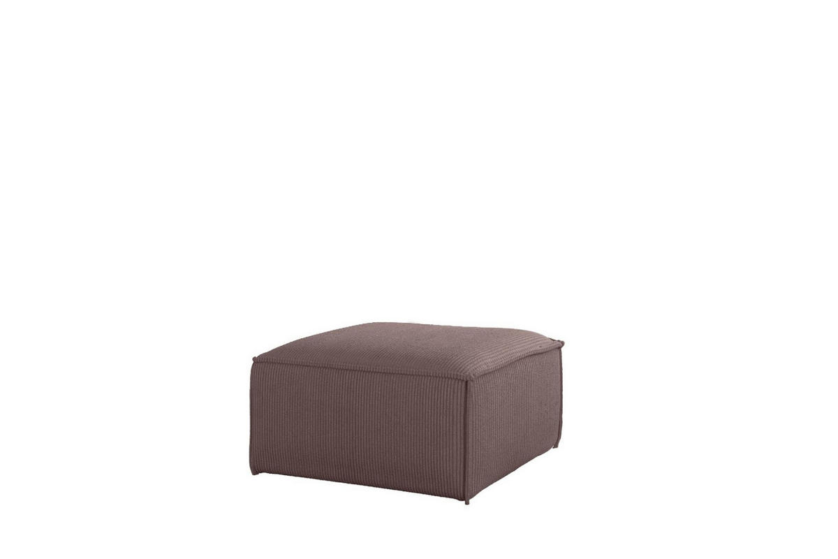 POLSTERHOCKER Celes Premium 65x65cm - Lila, Holzwerkstoff/Textil (65/40/65cm) - Fun Möbel