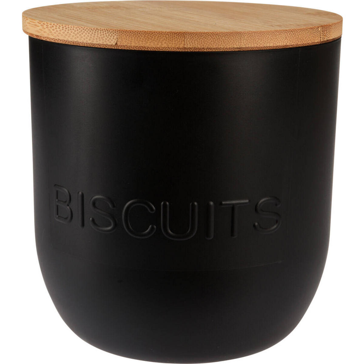 KÜCHENBEHÄLTER Bambusdeckel 1700 ml - Schwarz, Kunststoff (15/15.5/15cm)