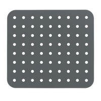 SCHUTZMATTE für Waschbecken grau 31/27,5/1 cm - Grau, Kunststoff (27.5/1/31cm) - Wenko