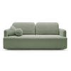 SCHLAFSOFA Lambina Salbeigrün Boucle - Salbeigrün/Schwarz, Kunststoff/Textil (227/92/104cm) - Selsey