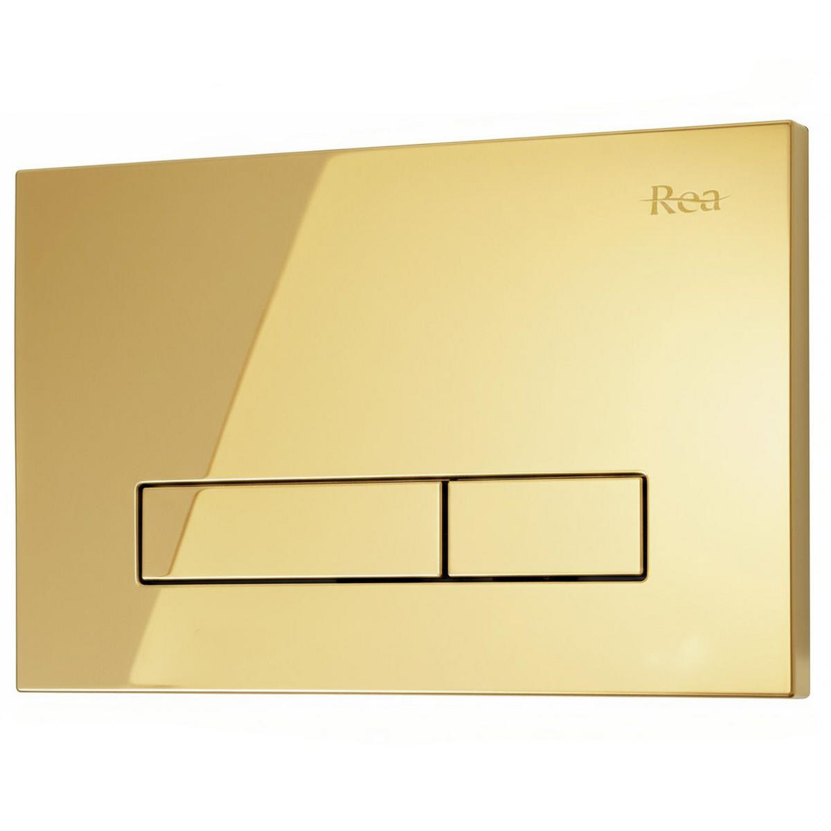 DRÜCKPLATTE Rea Hd K011a-q Und Slim 024n Gold - Goldfarben, Kunststoff (24.5/16/3.5cm) - REA