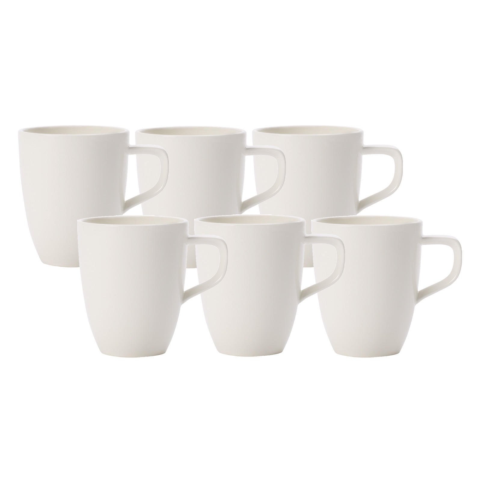 KAFFEEBECHER Artesano Original weiß 380 ml 6er Set - Weiß, Keramik (0.38L) - Villeroy & Boch