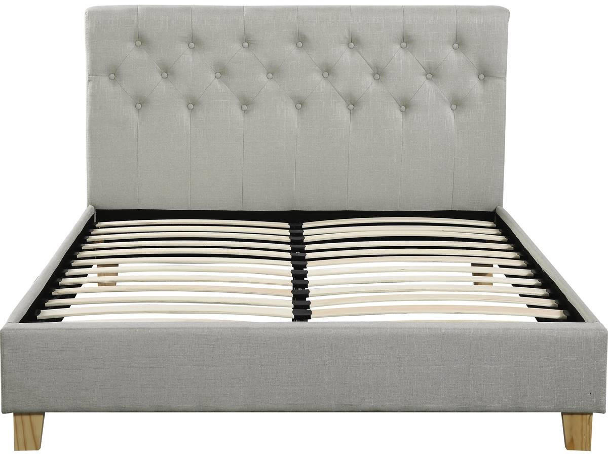 POLSTERBETT Emmy Beige - Beige, Textil (160/200cm) - Habitat Garten