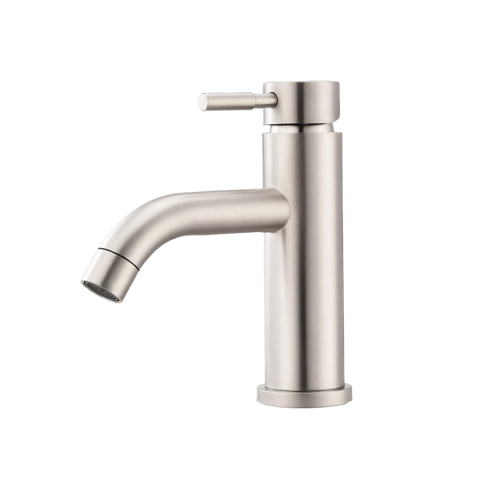 KÜCHENARMATUR Edelstahl gebürstet, Einhebelmischer mit Keramikkartusche, Perlator mit Spritzschutz, wassersparend, Einlochmontage - Edelstahlfarben, Metall (4.5/17.5/16cm) - Joyfair