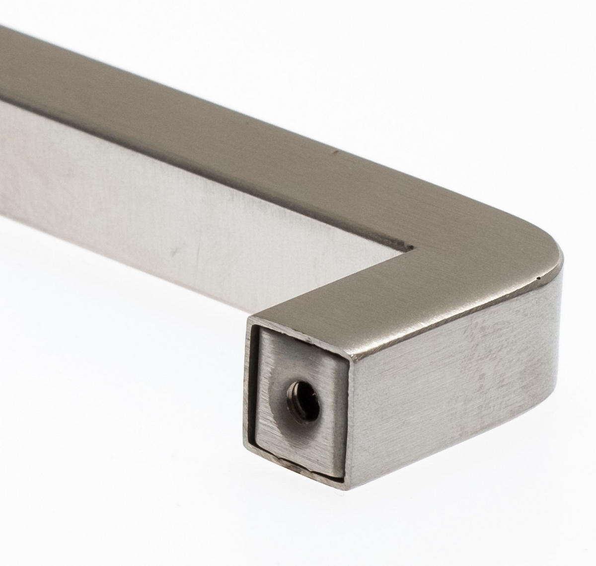 MÖBELGRIFF BA 224mm, Küchengriff Edelstahl, Schrankgriff schmal - Silberfarben, Metall (1/3.2/23.4cm)