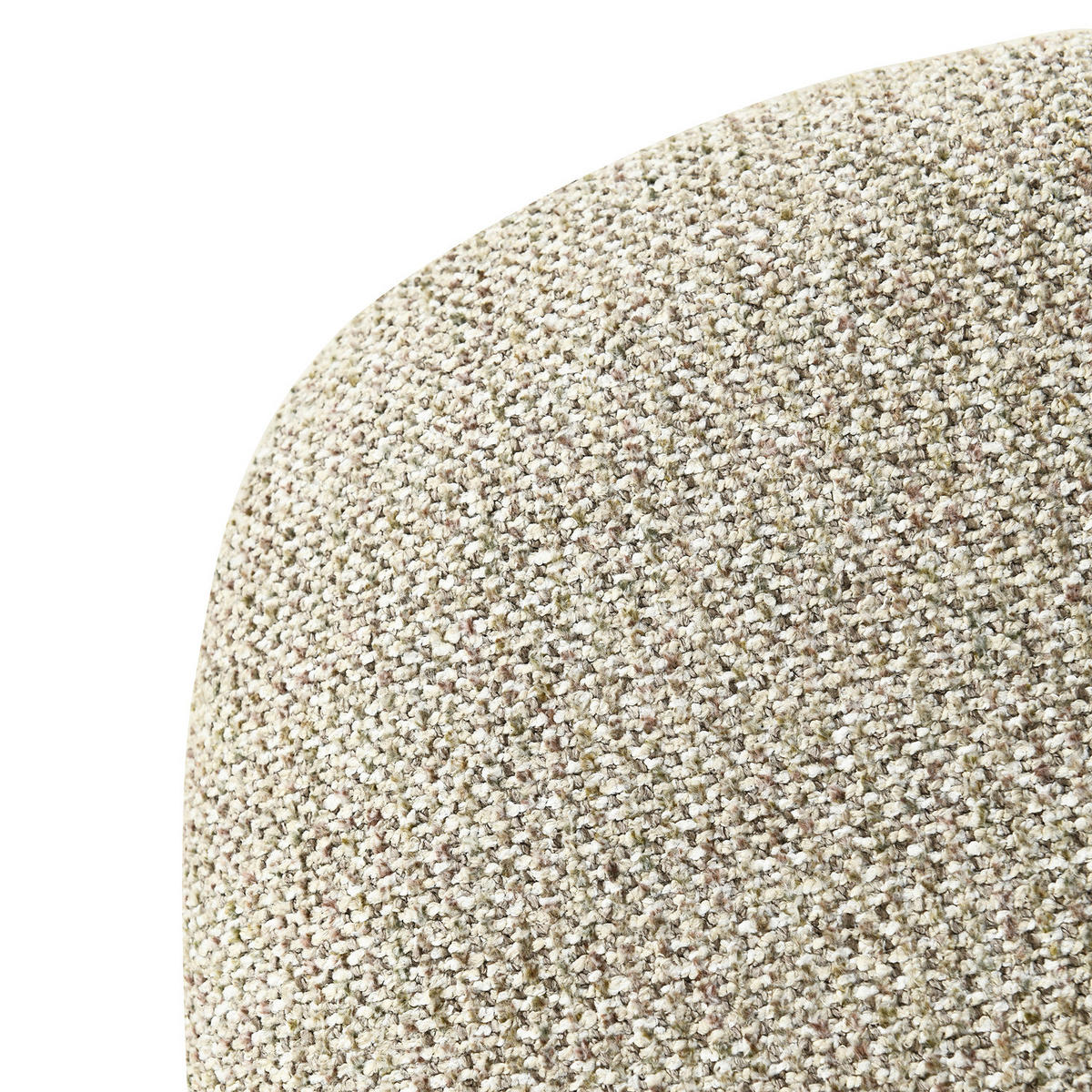 POLSTERSTUHL - 2er-Set - Strukturstoff / Edelstahl - Beige, Textil/Metall (55/80/57cm) - home24