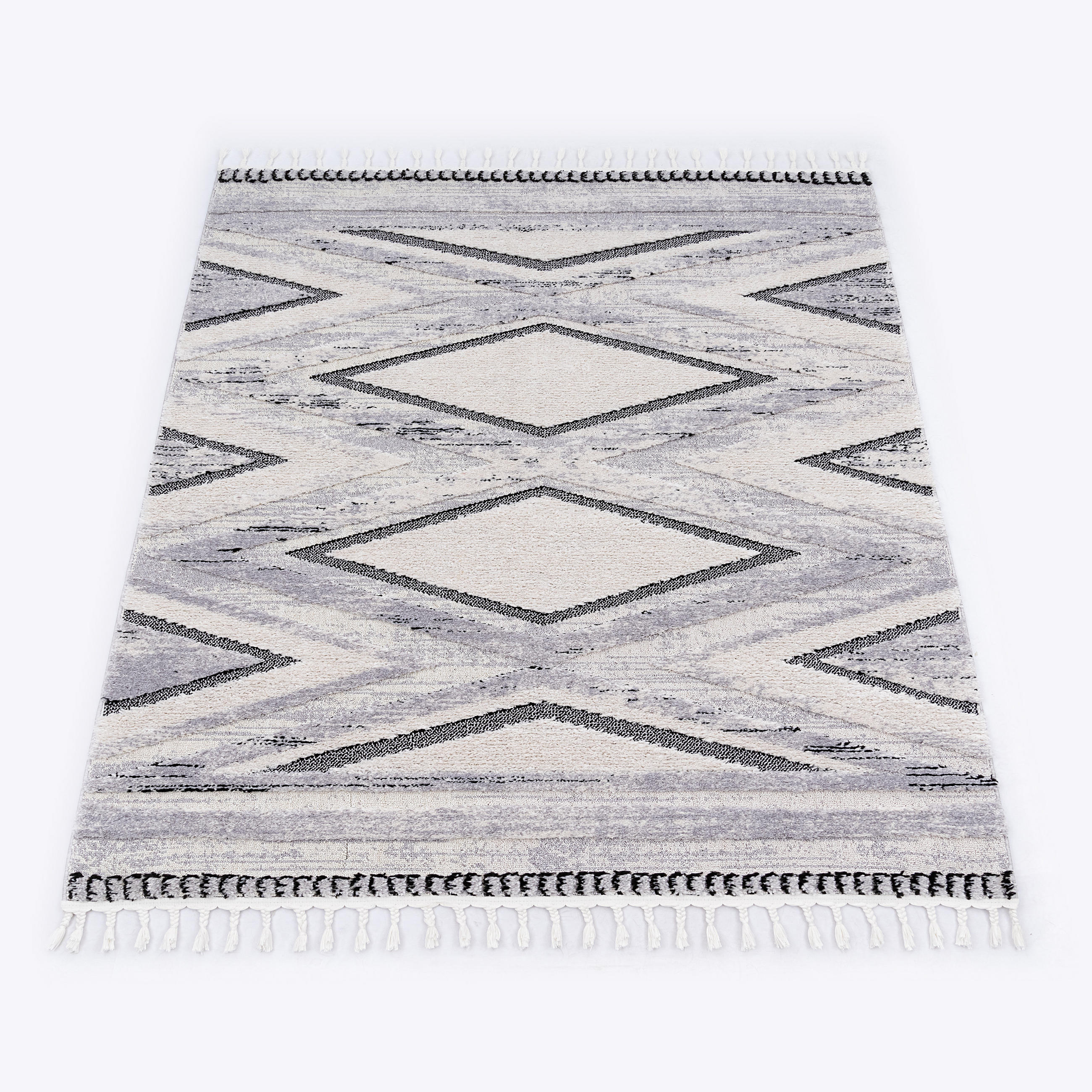 KURZFLORTEPPICH 80/150 cm Epperson 944 - Grau, Textil (80/150cm) - Paco Home