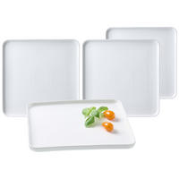 SERVIERPLATTEN Skagen weiß 25 x 25 cm 4er Set - Weiß, Keramik (25/2/25cm) - Ritzenhoff Breker