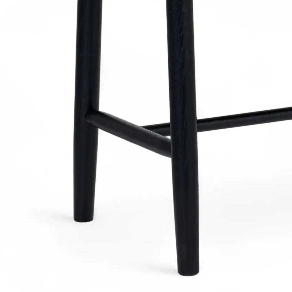 SITZBANK 110/35/47 cm Rattan / Eiche Schwarz - Schwarz, Holz/Papier (110/47/35cm) - Furnhouse
