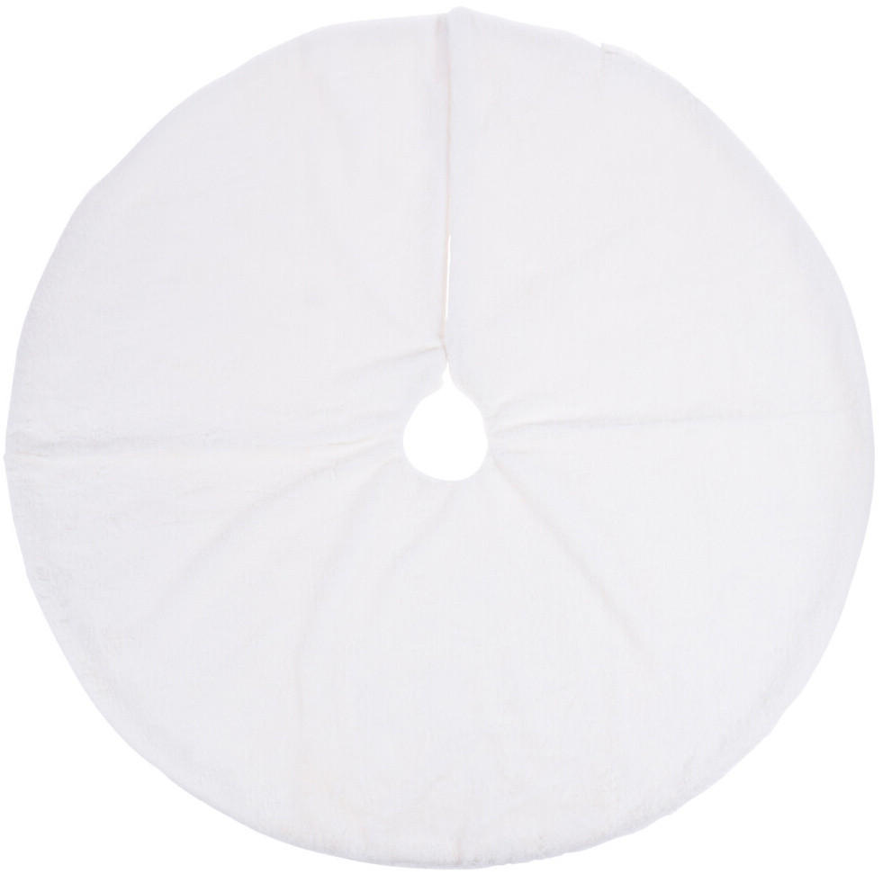 WEIHNACHTSBAUMROCK Ø 90 cm - Weiß, Textil (90/90cm) - Home Styling Collection