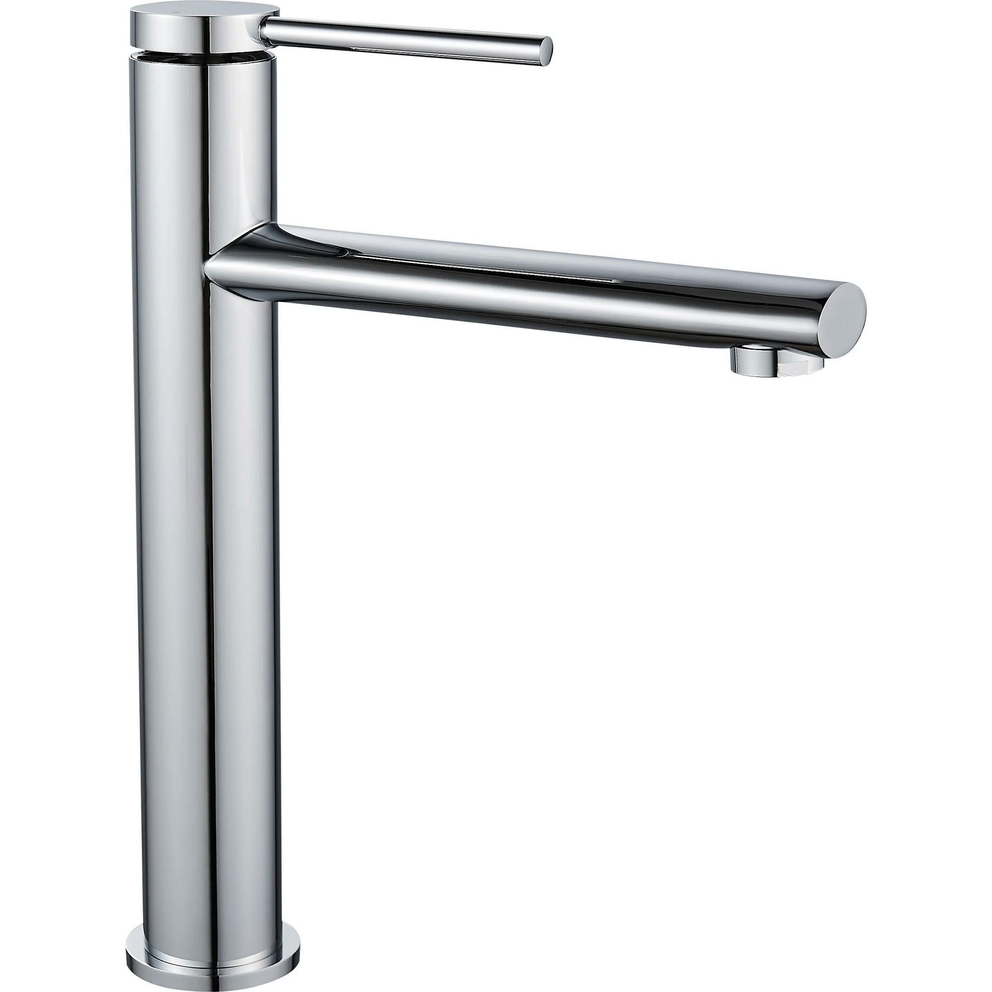 WASCHBECKENARMATUR Rea Oval Chrom High - Chromfarben, Metall (5/27/21cm) - REA