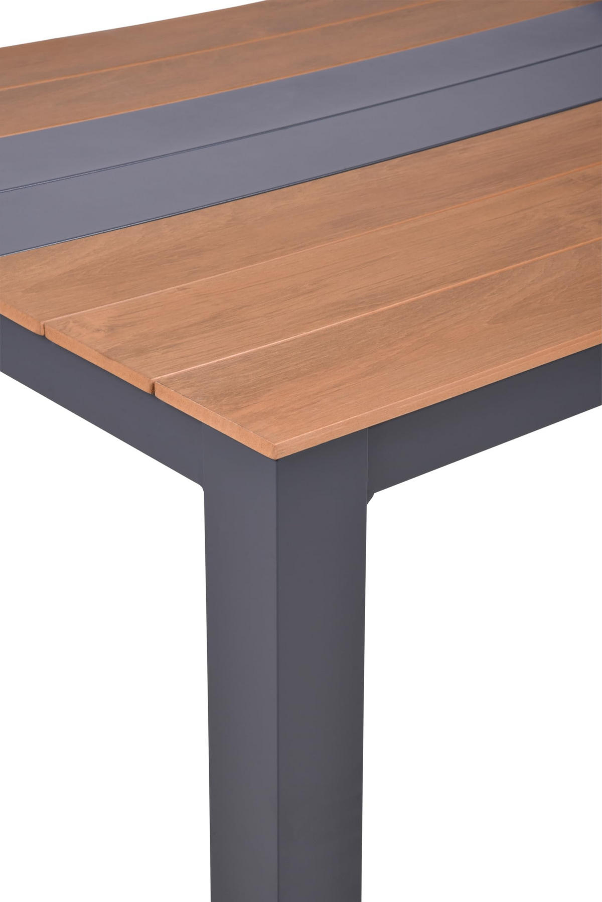 GARTENTISCH Katja Terrassentisch - Braun, Kunststoff (200/100/75cm) - DELUKE