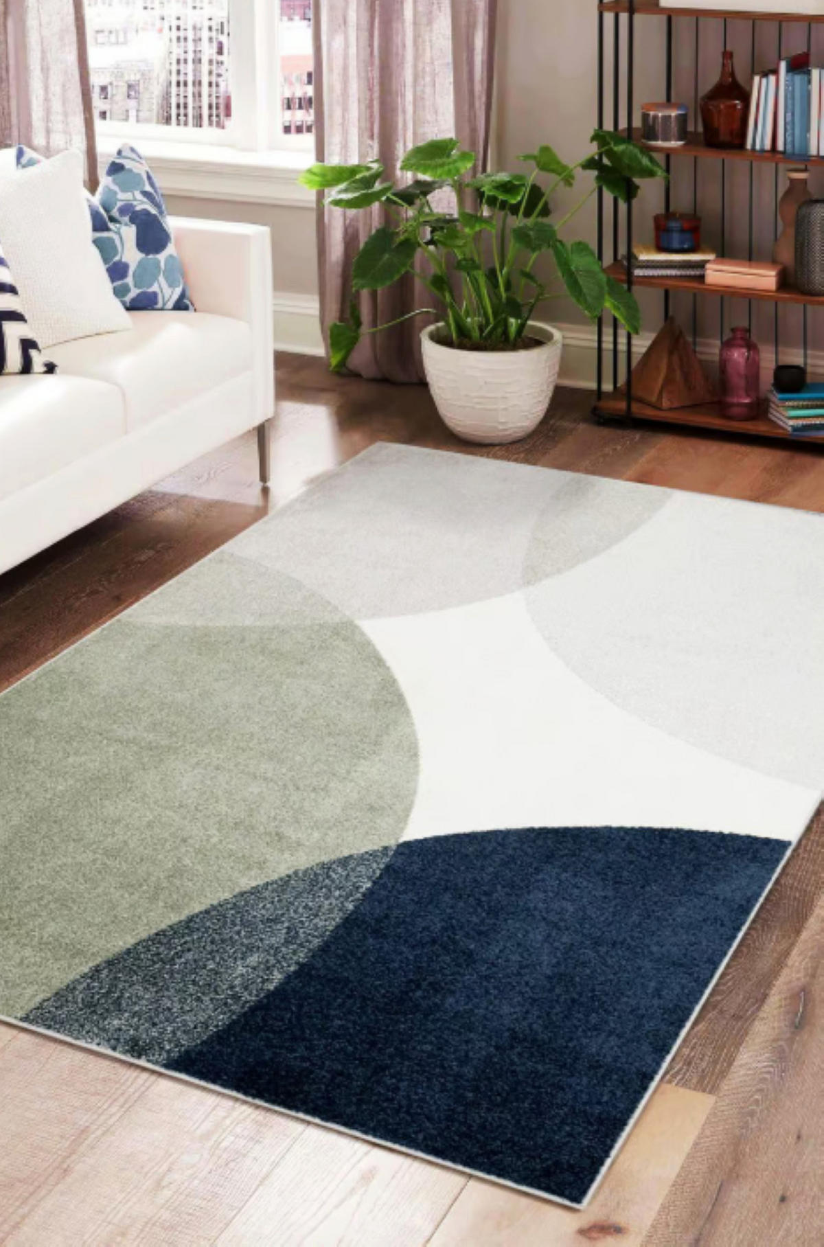 TEPPICH modern Flachgewebe DORY Grün 133 x 190 cm - Grün, Textil (133/190cm) - Novatrend