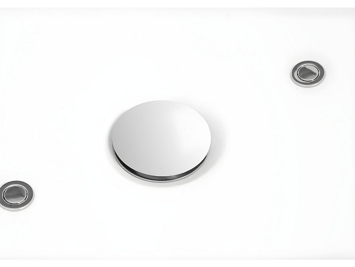 LED-WHIRLPOOL Badewanne - 1 Person - 155 L - Weiß - SIRGAO - Weiß, Kunststoff (150/56/75cm) - Vente-Unique