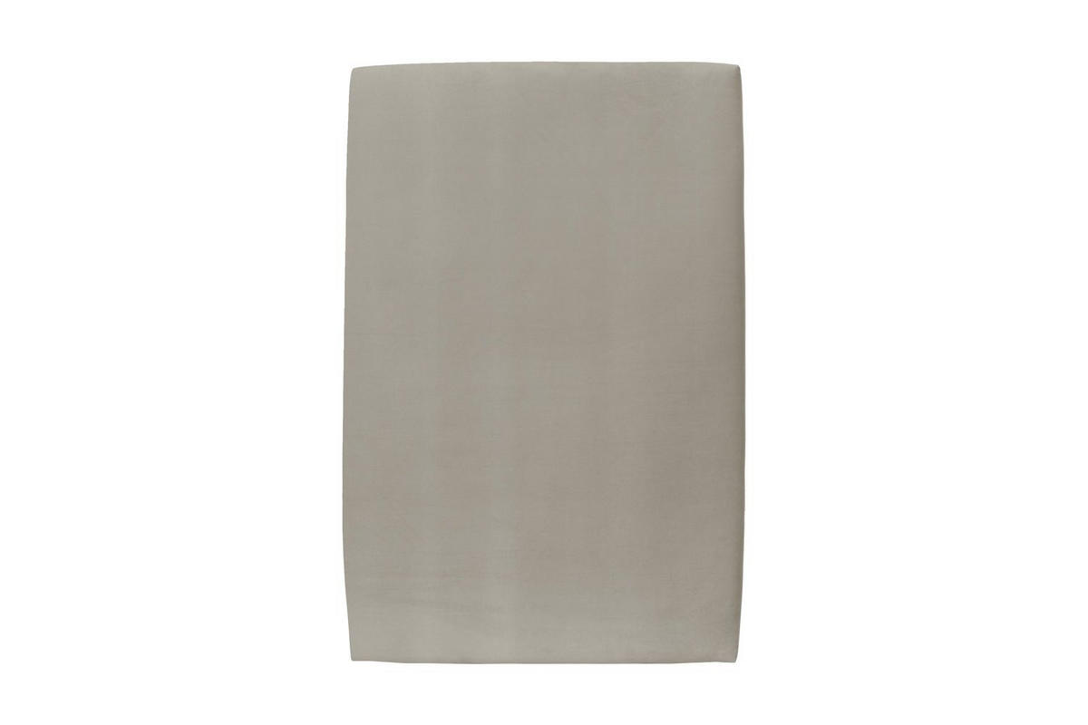 KOPFTEIL gepolstertes – taupefarbener Samtstoff - 90 cm - Taupe/Beige, Holz (90/120/10cm) - Sommeil de Plomb